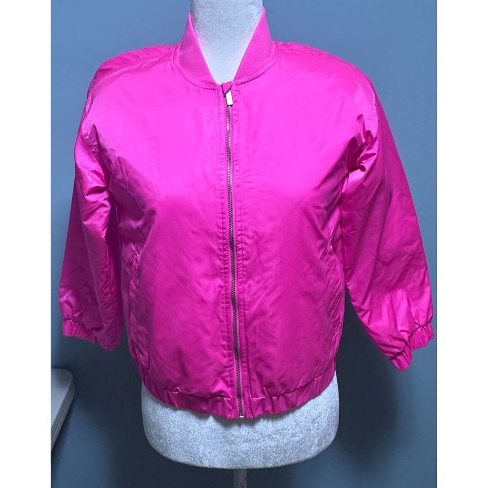 Cat & Jack Girls L (10/12)Bomber Jacket Casual Everyday Casual Outdoor Autumn